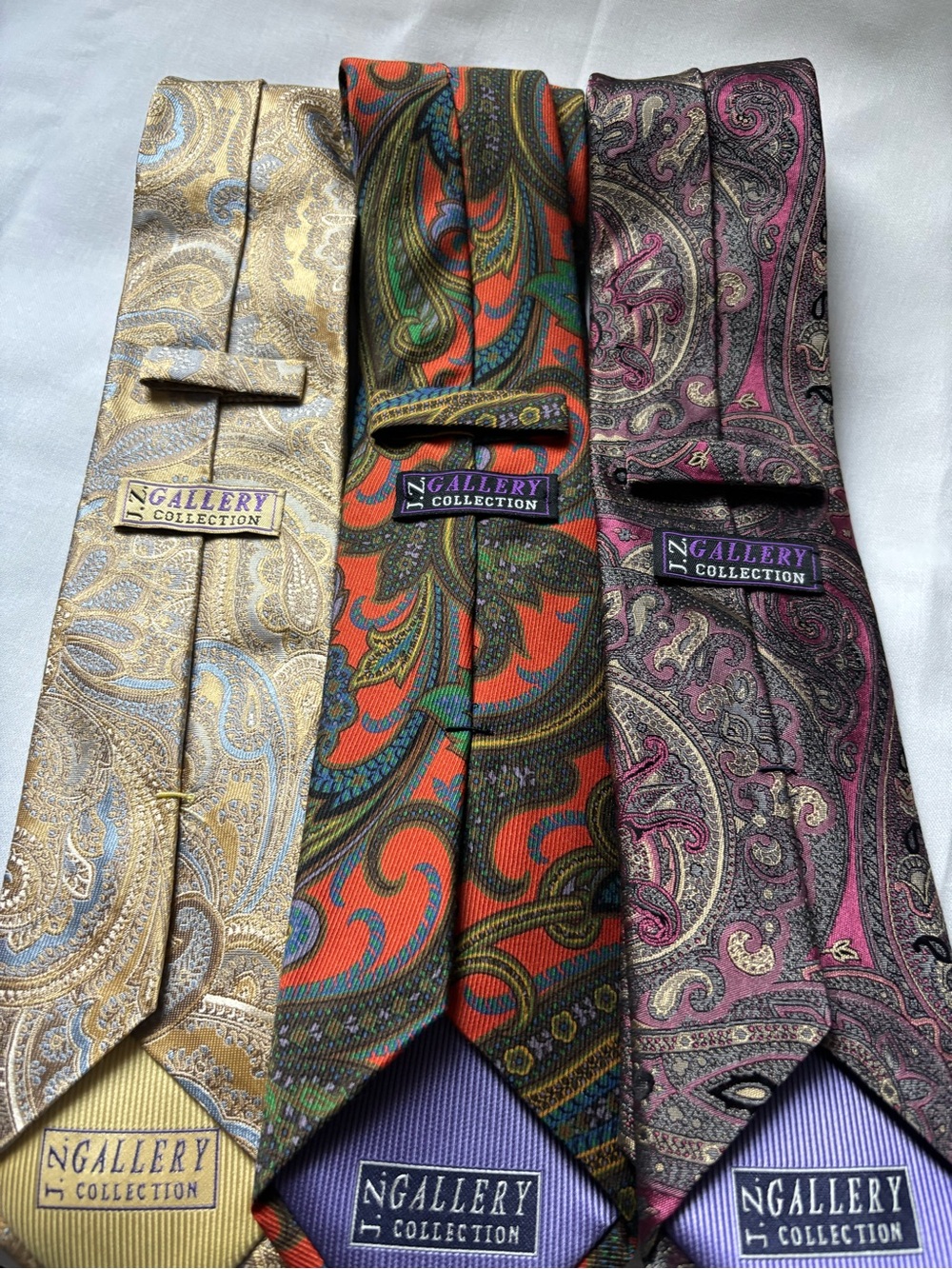 Paisley Silk Ties - Multicolor